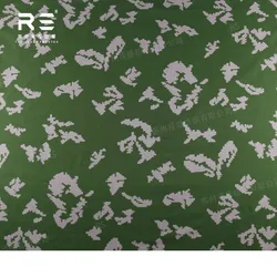 Tela camuflaje cuadros blanco amarillo nylon algodón para ropa táctica