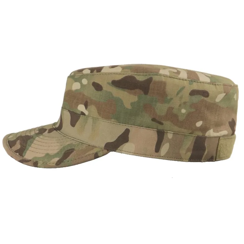Gorra de combate táctica ACU BDU: algodón de nailon Ripstop ligero, uso para todas las estaciones, bolsillo para mapas, gancho y panel de bucle - imagen 4