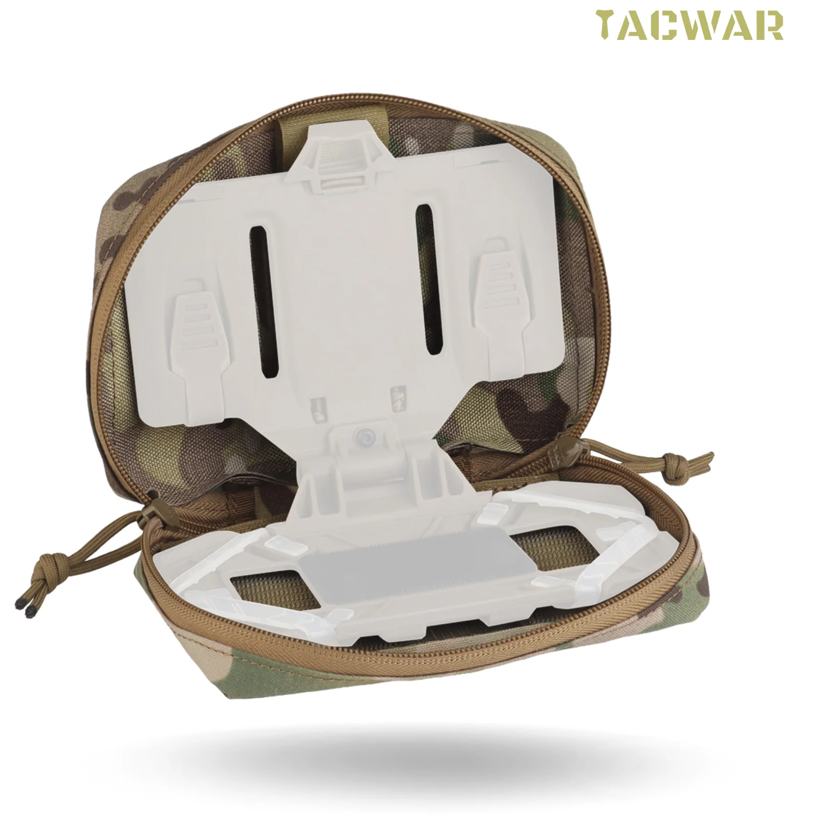 Bolsa portadora de placa táctica MOLLE, soporte plegable para teléfono de navegación, paquete de pecho para caza al aire libre, accesorios Airsoft