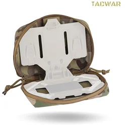 Bolsa táctica MOLLE plegable para teléfono, pecho airsoft y caza