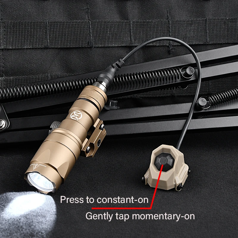 Botón de interruptor de presión táctico WADSN AXON 2,5mm/3,5mm/enchufe láser de grúa y enchufe de linterna SF para luz de arma PEQ M600 M300 - imagen 2
