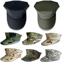 Sombrero táctico octogonal protección solar campo outdoor militar