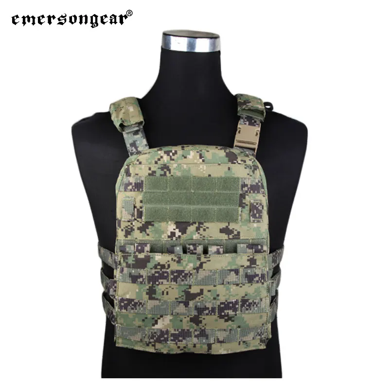 Emersongear para chaleco táctico estilo AVS portador de placa ligero MOLLE Airsoft caza al aire libre combate protector 11,11 ventas - imagen 3