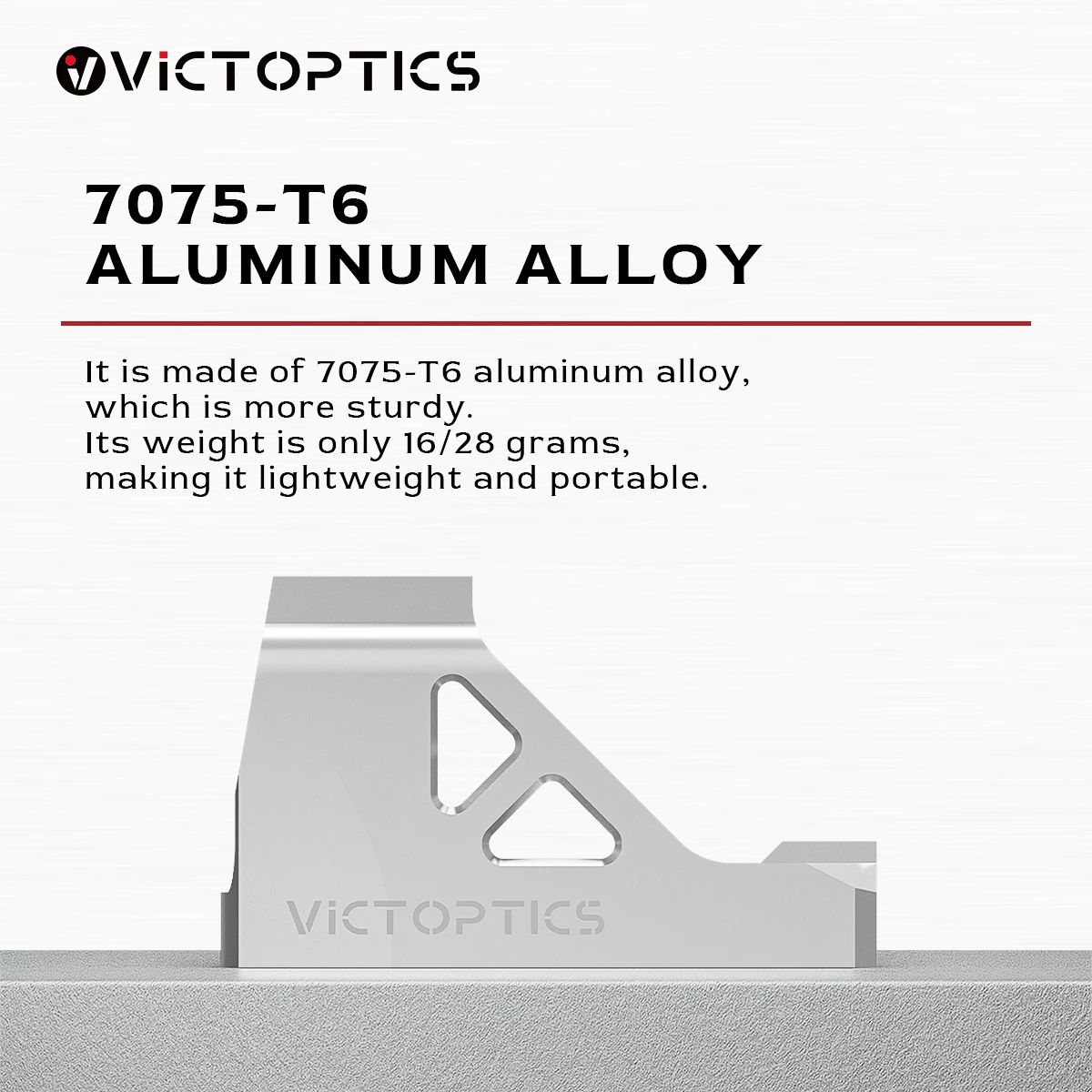 VictOptics SRD 1x20x25 Mira de Punto Rojo Compacta R.M.R 3MOA con Brillo Automático, Aluminio 7075-T6, para Pistola Glock, Caza y Tiro Táctico - imagen 5