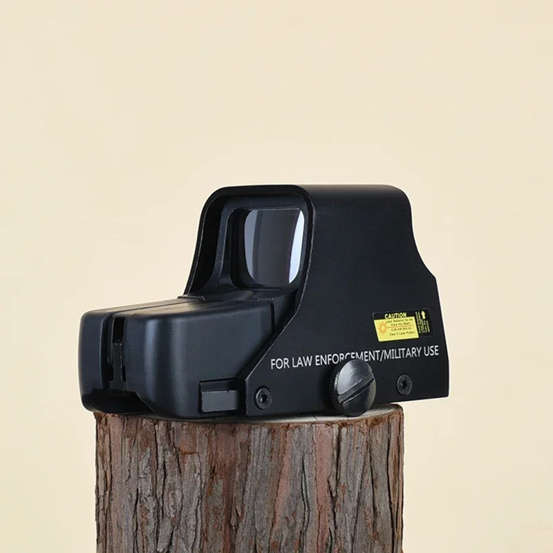 Mira de punto rojo 553, reflejo óptico táctico, mira de punto rojo/verde, brillo ajustable para caza, tiro, mira telescópica compacta 556 - imagen 4