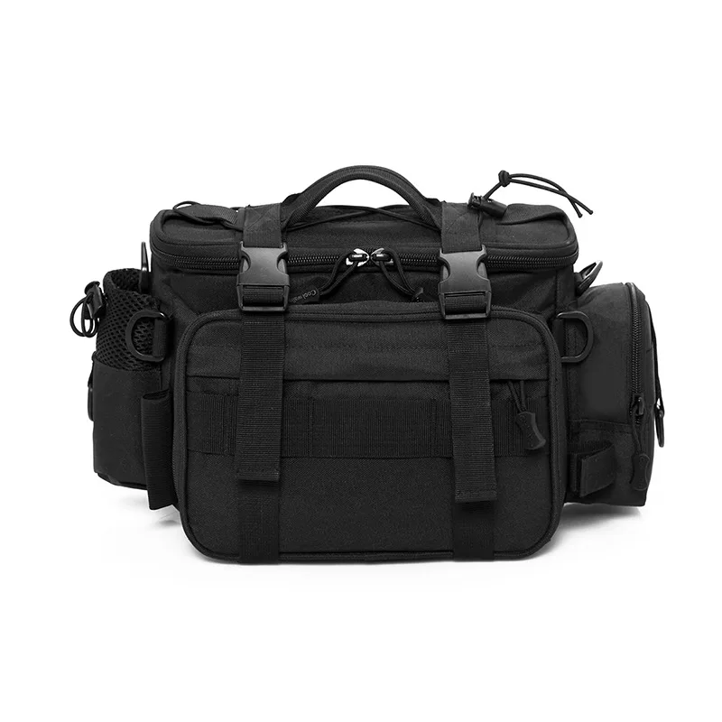 Bolsa de rango táctico militar 600D, bolsa de almacenamiento impermeable para pistola de tiro, sistema Molle, accesorios de caza caqui, bolsa con correa para herramientas - imagen 3