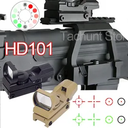 Mira punto rojo y verde MI AK Mount HD101 – Colimador réflex 4 puntos