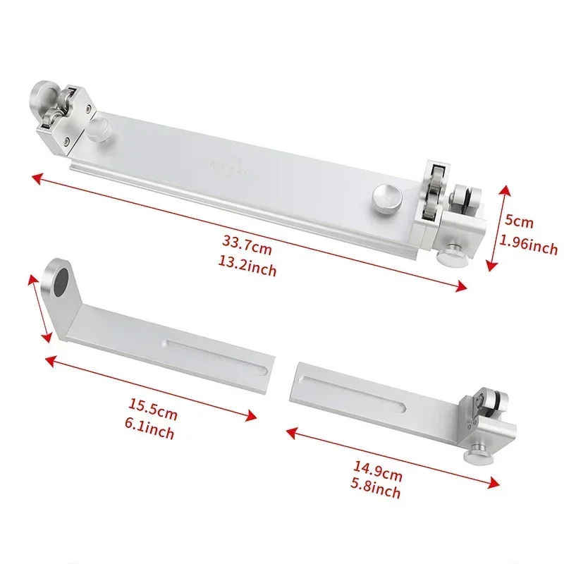 Herramienta cortadora de eje de flecha multifuncional, medición de rectitud de flecha, probador de detección de giro, accesorios de tiro con arco, 1 ud. - imagen 3