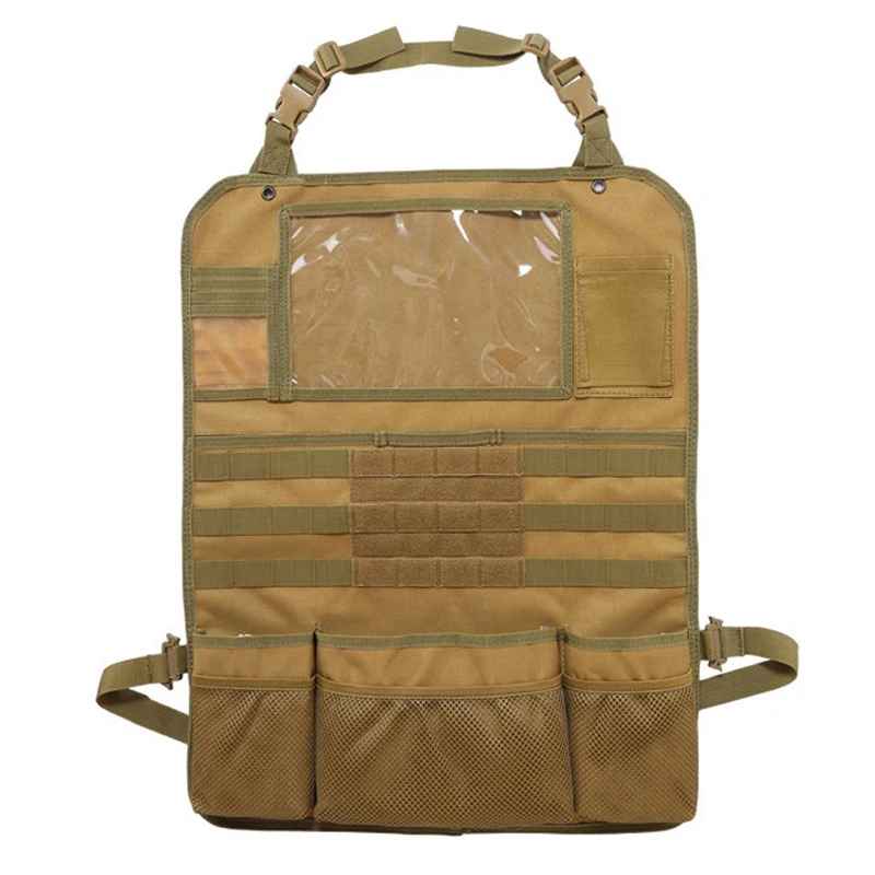 Organizador multifuncional para asiento trasero de coche, accesorios tácticos, bolsa Molle de expansión, bolsa de almacenamiento, autoconducción para exteriores - imagen 5