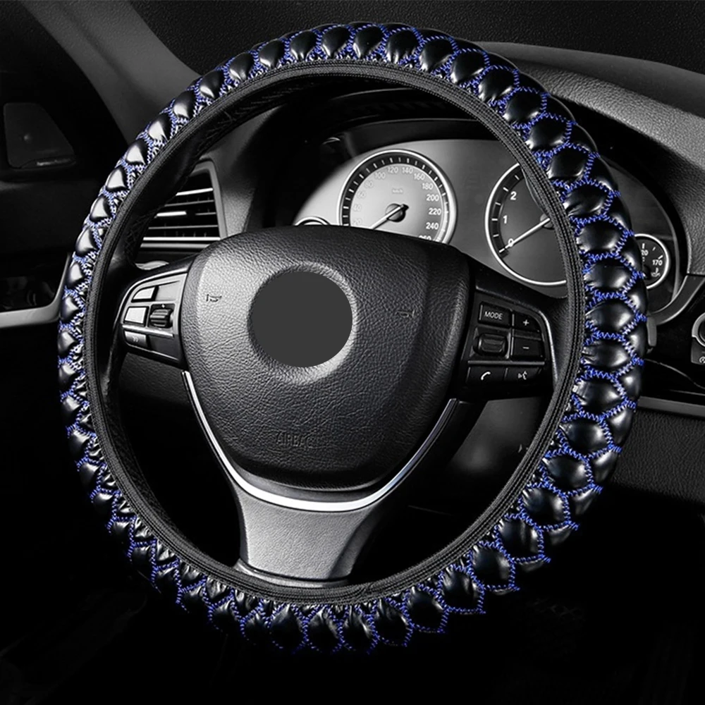 Funda de volante antideslizante trenzada universal para coche - imagen 4