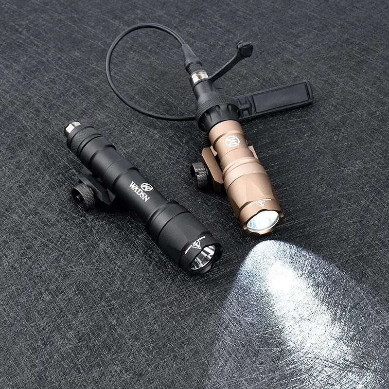 WADSN-juego de luces de explorador de caza, linterna de Metal Airsoft M300A, 2024 lúmenes, M600C, interruptor de presión de doble función, encendido constante, 600 - imagen 3