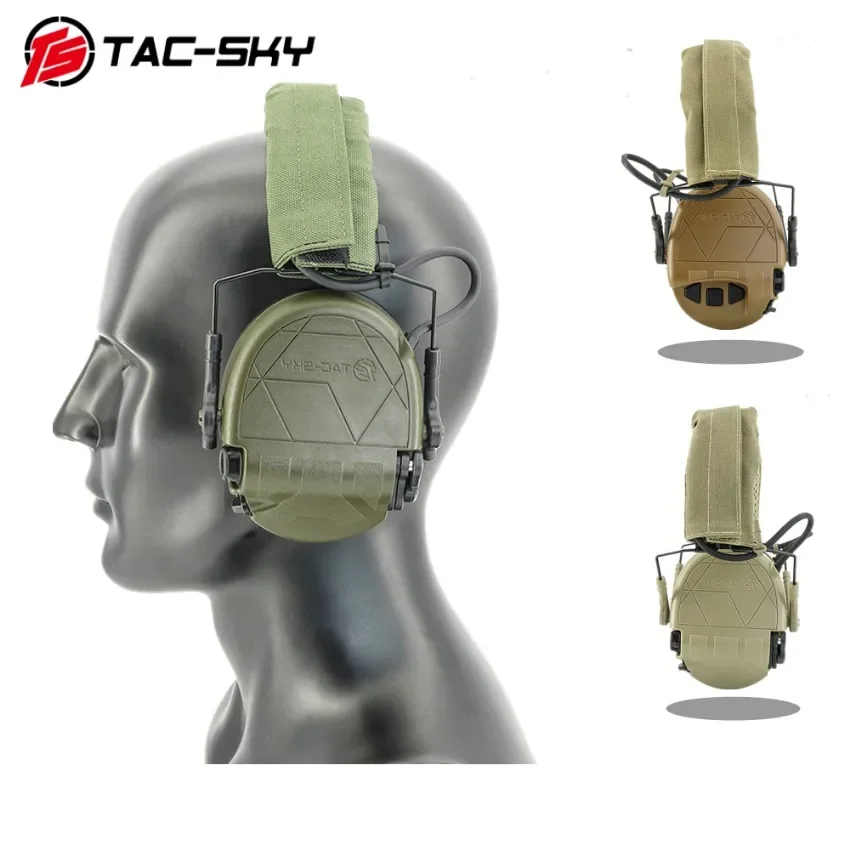 Auriculares tácticos TAC-SKY TAC300, orejeras electrónicas para disparar, reducción activa de ruido, protección auditiva, auriculares Airsoft para caza - imagen 2