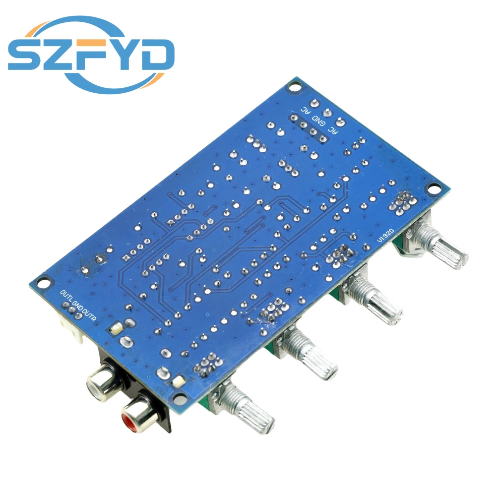 XH-M164 NE5532 Placa amplificadora de preamplificador de control de tono de agudos y bajos - Kit de bricolaje de ecualizador de audio ajustable con control de volumen - imagen 4