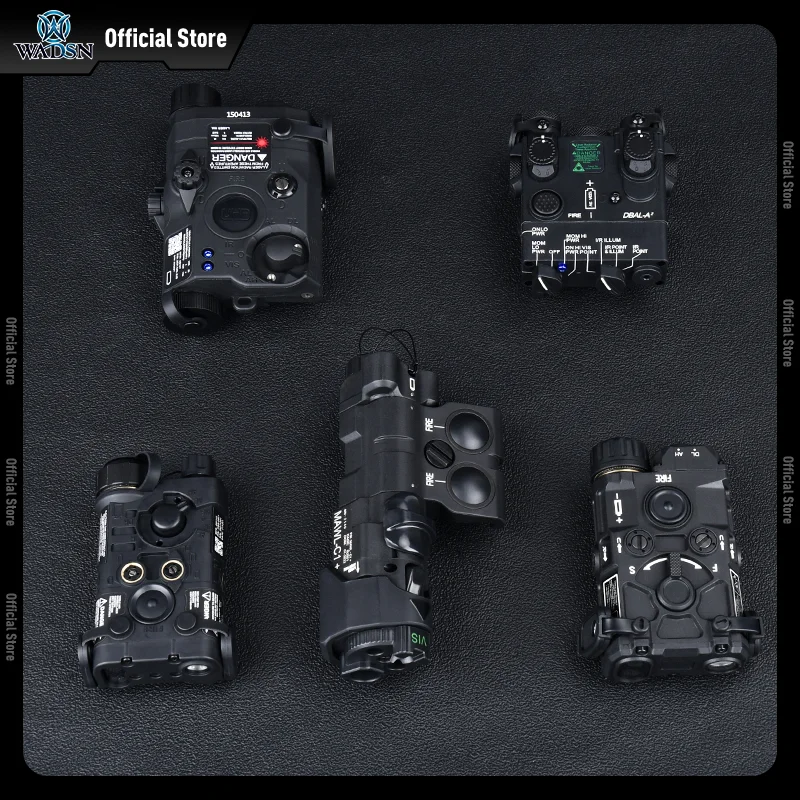 WADSN táctico Airsoft Nylon PEQ-15 NGAL MAWL DBAL OGL punto rojo verde azul indicador láser puntería lámpara de caza accesorio Airsoft - imagen 3