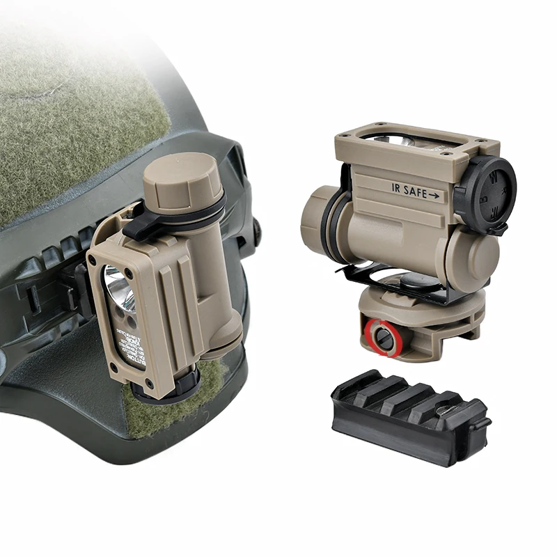 Luz de rescate portátil WADSN Compact II con diadema, luz de señal de flash de iluminación con función IR multifuncional, linterna para casco - imagen 4