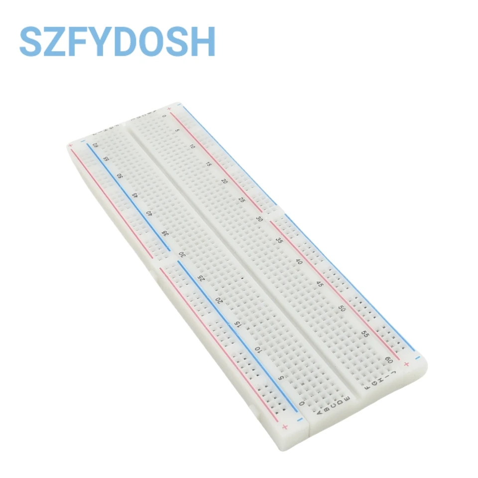 1-10 Uds placa de pruebas PCB de 830 puntos MB-102 prototipo PCB placa de pruebas sin soldadura circuito PCB Kit de bricolaje - imagen 5