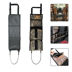Bolsa organizador asiento coche con funda pistola y eslinga rifle