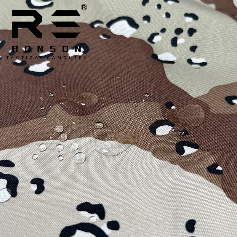 Tela impermeable del equipaje del chaleco del nilón del chocolate 500D de seis colores - imagen 2