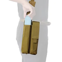 Mag Stacker bolsa MOLLE 9mm doble capa tapa abierta para cargadores
