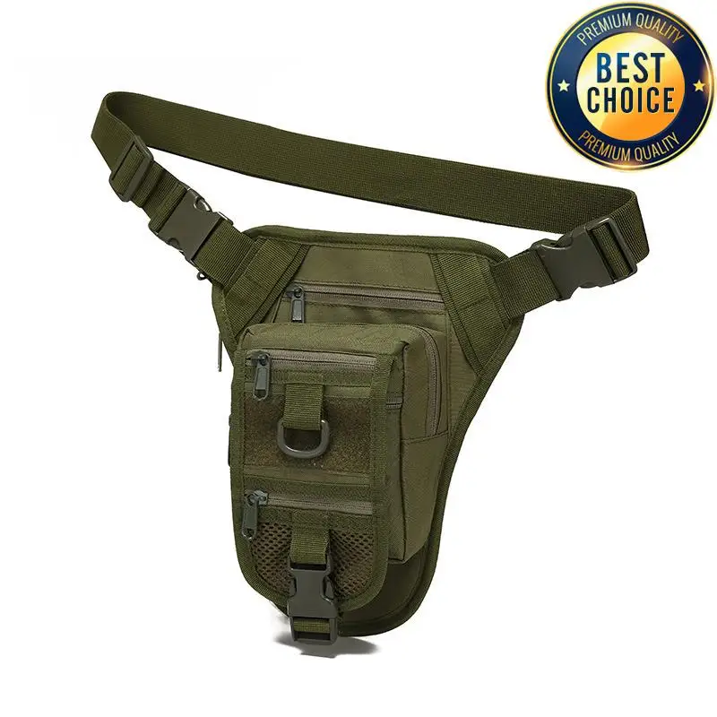 Riñonera para ciclismo y deportes al aire libre, bolsa para motociclista, bolsa para pierna para senderismo, bolsa táctica impermeable para ciclismo de montaña - imagen 3