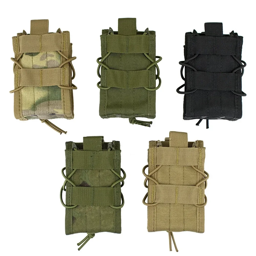 Bolsa para revistas Molle 7,62 5,56, bolsas tácticas Mag de velocidad rápida para 223 556, individual, doble, triple - imagen 3