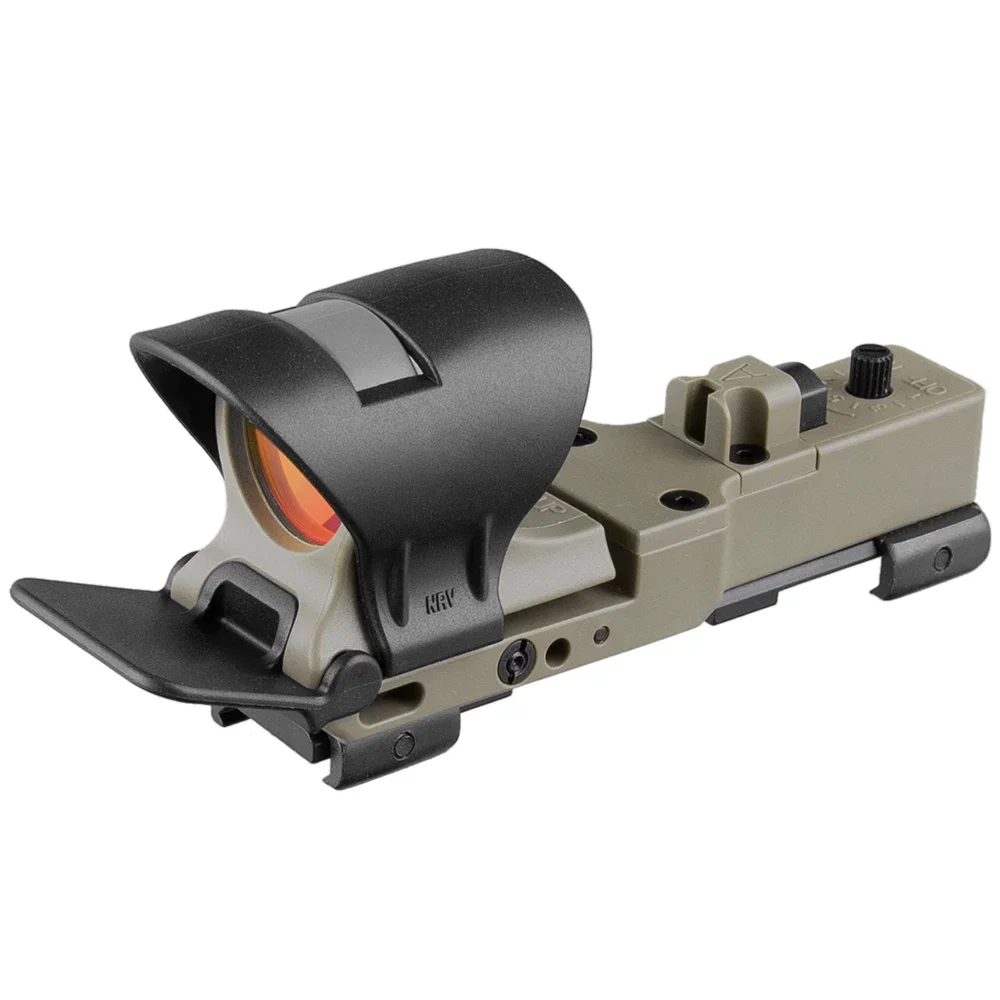 Mira táctica de punto rojo EX 182 elemento SeeMore Railway Reflex Red Dot Sight 6 colores óptica caza alcance envío gratis - imagen 3