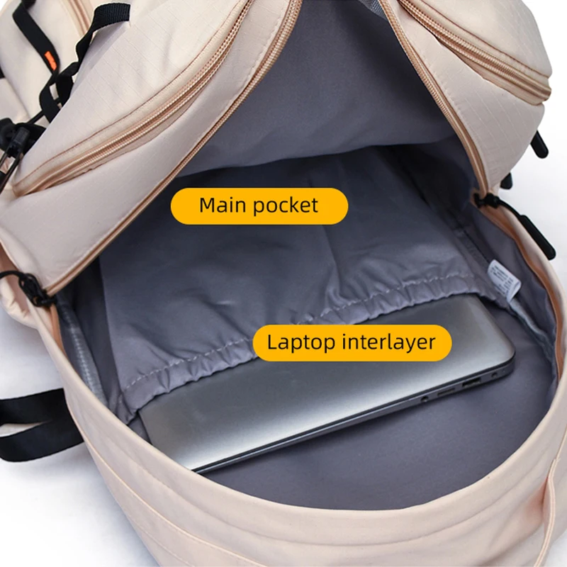 Mochila senderismo grande para hombre y mujer con compartimento laptop - imagen 4