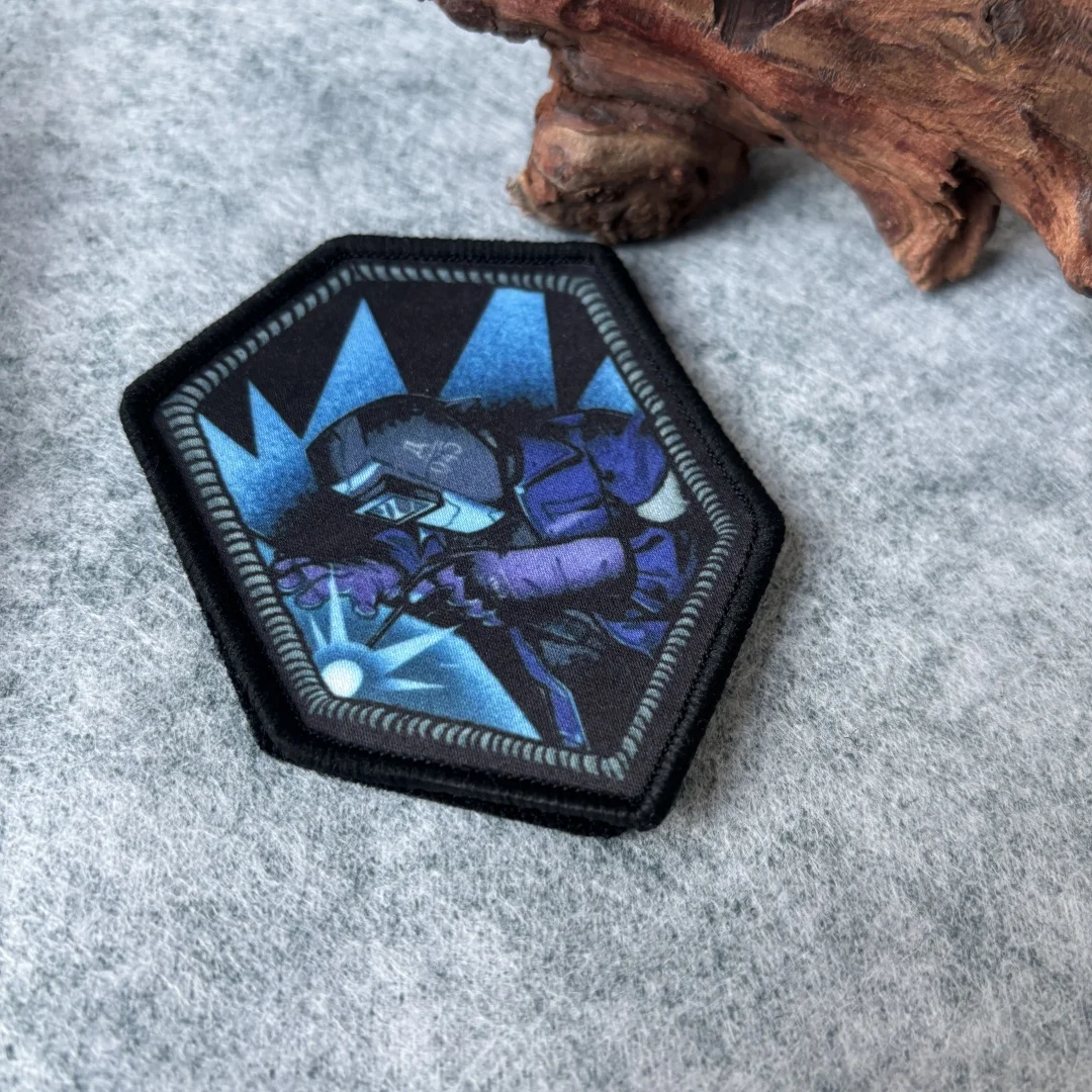 Parche impreso táctico para soldador, parches morales para mochila del ejército, gancho y bucle, brazalete, insignia de moral militar, pegatinas - imagen 4