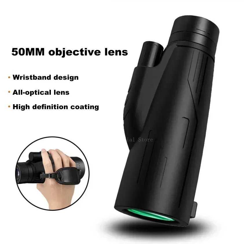 Monocular telescopio portátil HD antivibración con correa de muñeca - imagen 3