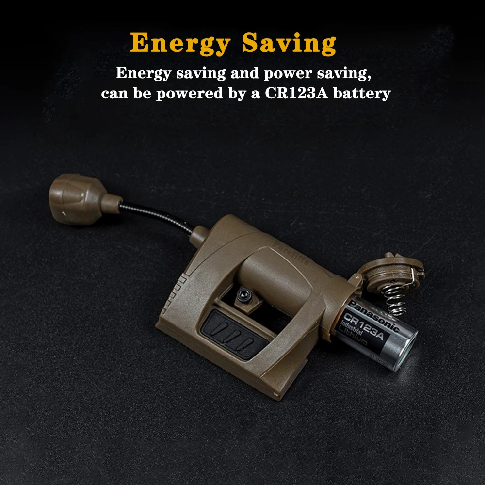 Lámpara táctica LED MPLS, 4 modos, láser rojo/verde/blanco/IR, linterna para casco de ahorro de energía, para caza, Airsoft, deportes y pesca - imagen 5