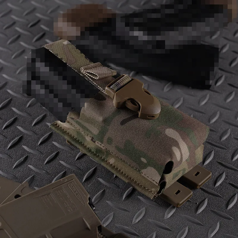 Bolsa de doble cargador con correas, fijación de hebilla, montaje MOLLE, muy adaptable, 5,56 - imagen 2