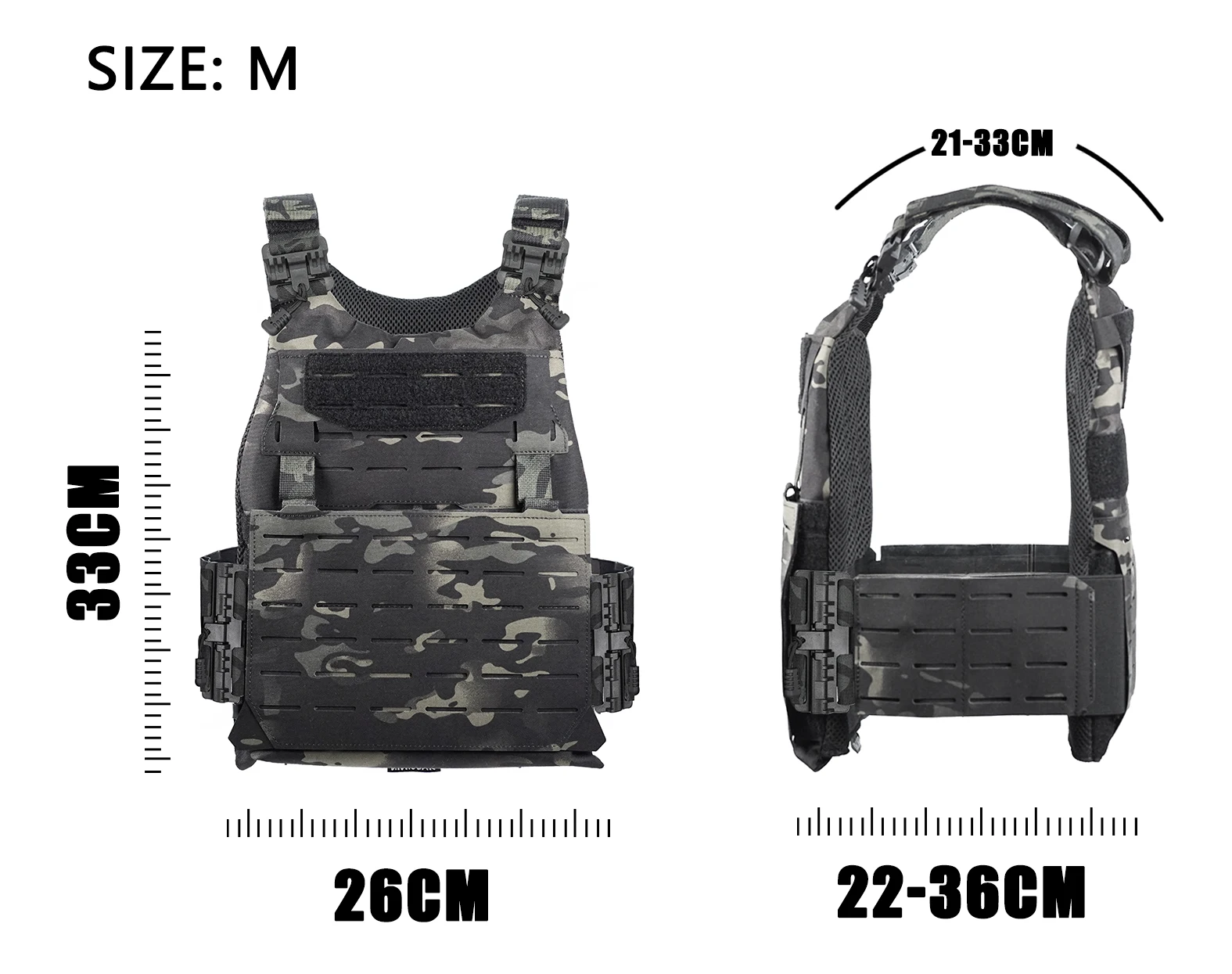 Chaleco Táctico DMGear - Sistema de correas