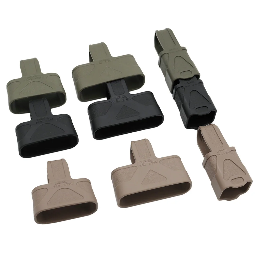 Jaula de goma para cargador NATO, accesorio táctico de 9mm, 5,56, 7,62, para Glock M4, M16, AK Series, 10 unidades por lote - imagen 2