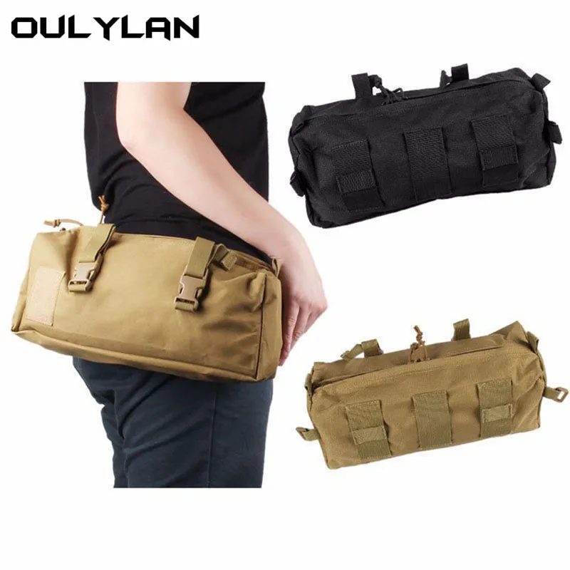 Riñonera táctica para exteriores para hombre, mochila de almacenamiento, accesorio, equipo militar, Camuflaje, caza, senderismo - imagen 2