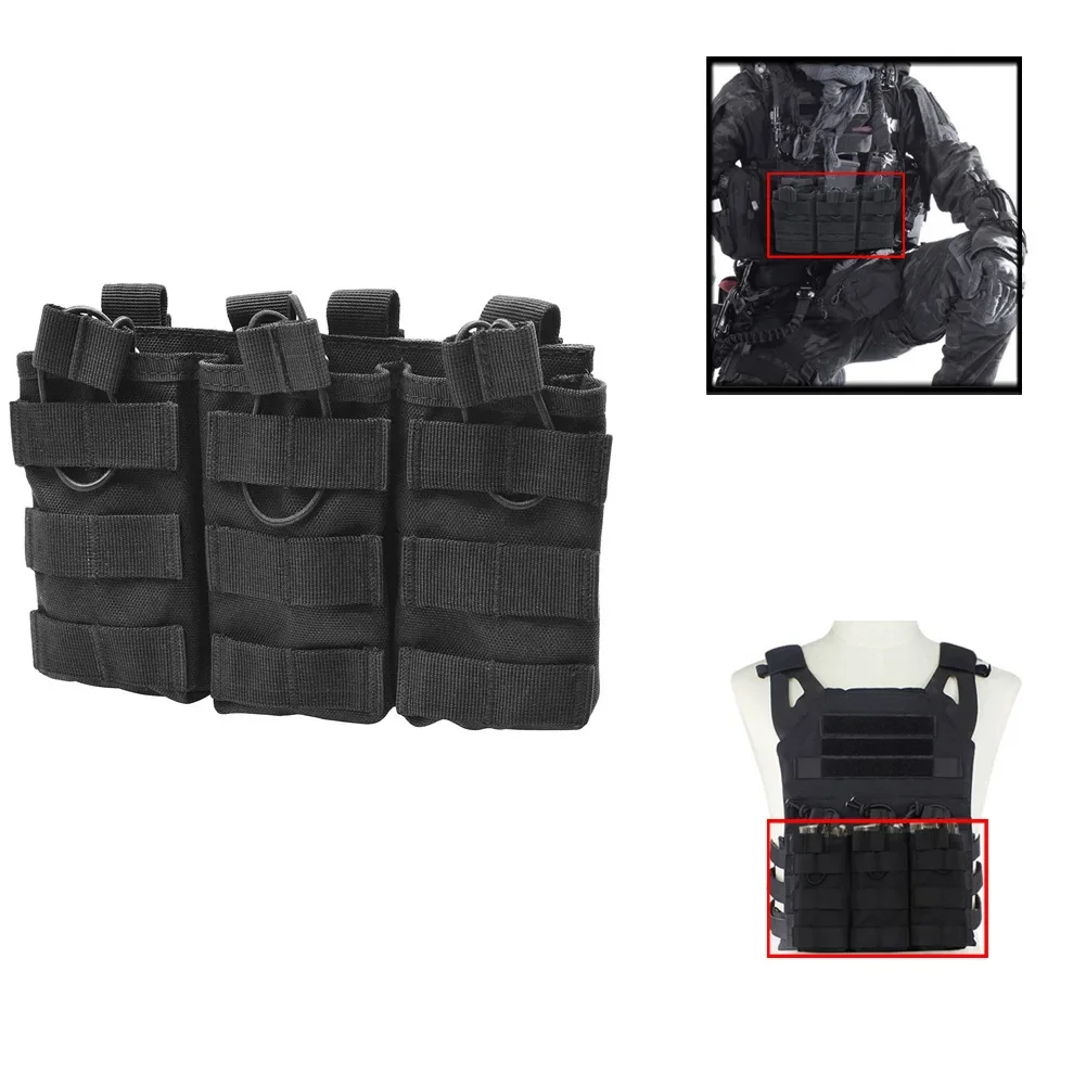 Bolsa táctica Molle para revistas, paquete de utilidad, riñonera para Paintball M4 5,56, Rifle, caza, tiro, accesorios de herramientas EDC - imagen 5