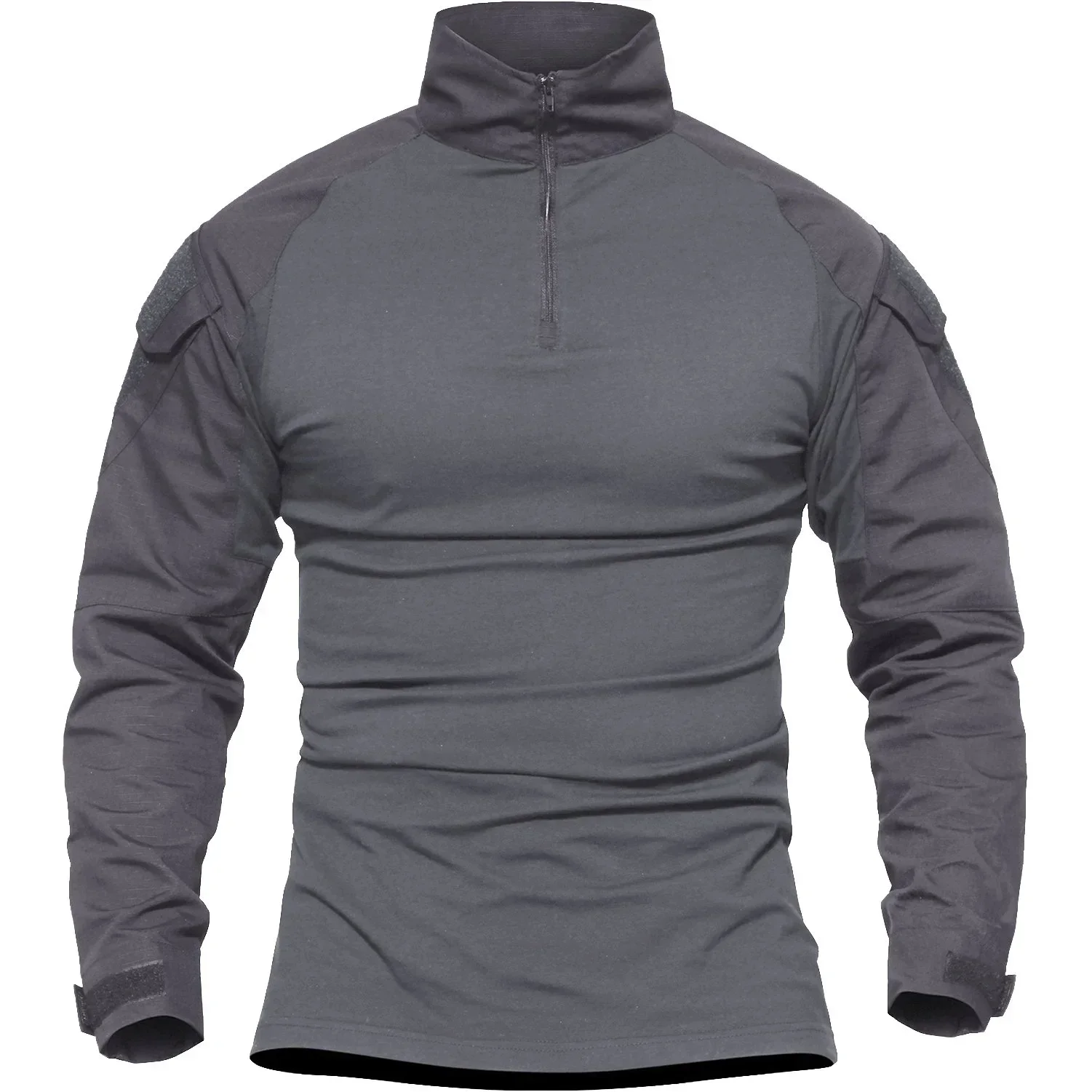 Camisetas tácticas para senderismo, camisa de manga larga de camuflaje militar para caza y escalada, ropa deportiva transpirable para hombre - imagen 2