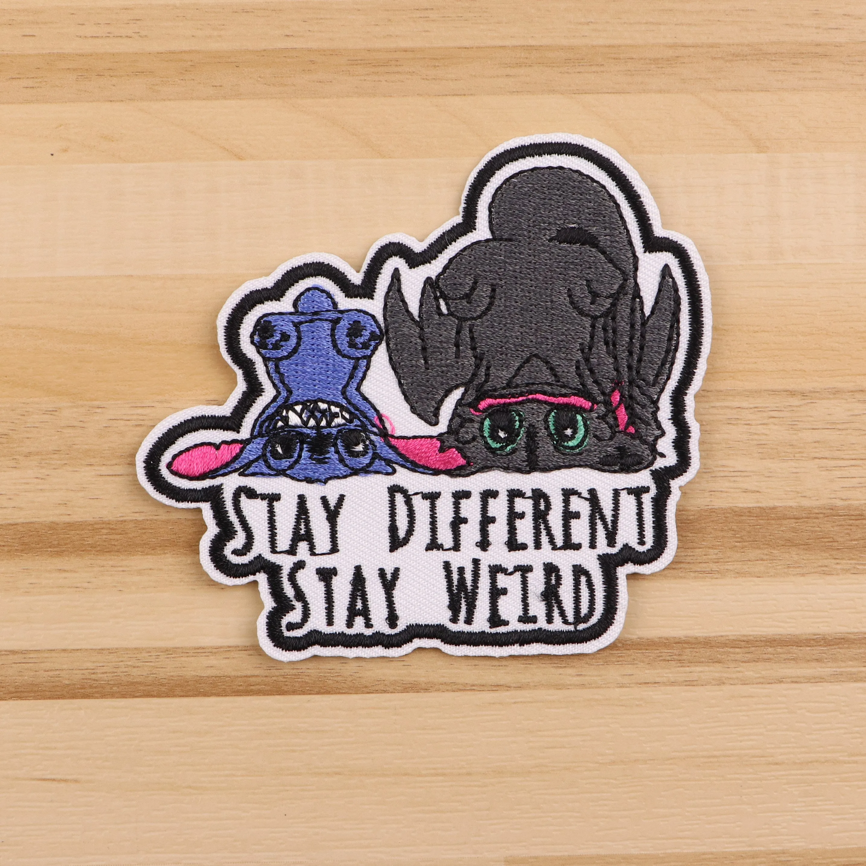 Parche bordado de alienígena bonito, parches para planchar para ropa, parches termoadhesivos para ropa, insignias para coser DIY - imagen 2