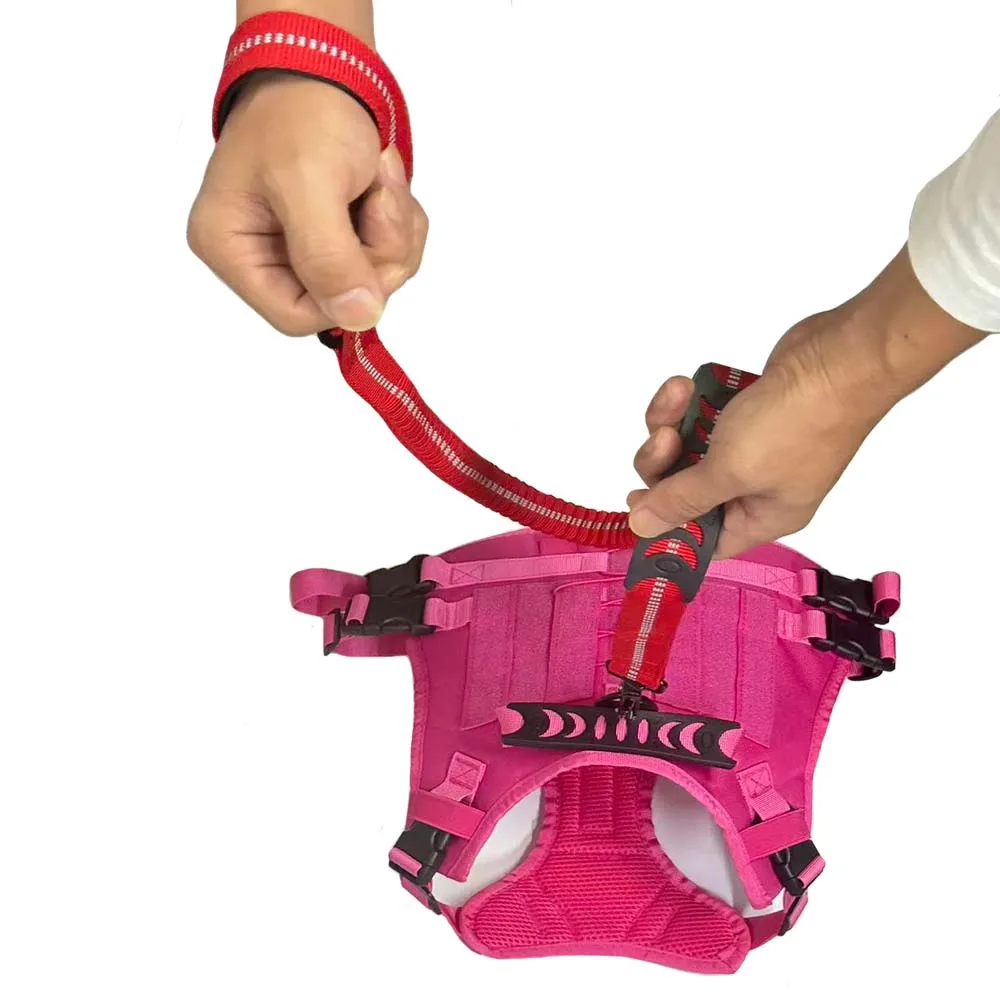 Correas tácticas para perros resistentes con asas cómodas, correas ajustables de nailon para mascotas, adecuadas para perros grandes - imagen 4