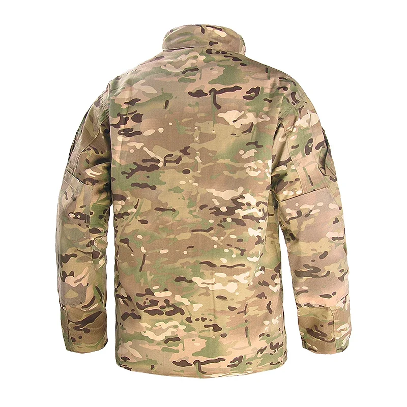 Abrigo de camuflaje táctico para hombre, chaquetas de entrenamiento, chaqueta de manga larga para caza, combate, Paintball, Camping, rompevientos, ropa de escalada - imagen 4