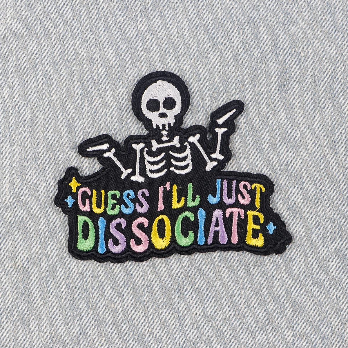 Parche bordado divertido para Halloween, parches termoadhesivos para planchar en la ropa, insignias para coser DIY - imagen 2