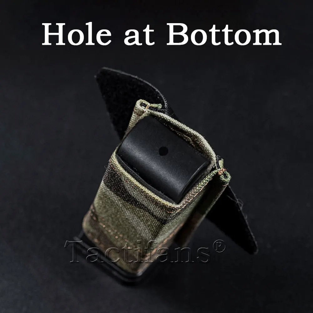 Bolsa para revistas de pistola, bolsa MAG individual doble rápida de 9mm, soporte para Airsoft de caza con Clip MOLLE Malice, inserto KYWI - imagen 5