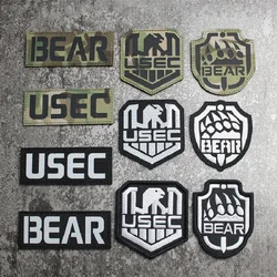 USEC BEAR parche militar 3D bordado infrarrojo reflectante para ropa