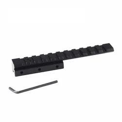 Adaptador de riel de montaje de riel de extensión Scope Otipcs, Base de 11mm a 20/21mm, adaptador de 11 ranuras, montaje Picatinny; accesorios para pistola de juguete de caza