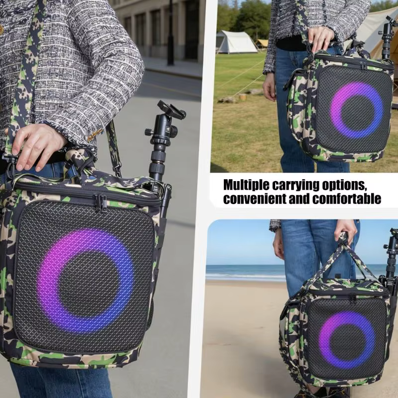 Bolsa táctica de transporte con cremallera y bolsillos laterales - imagen 4