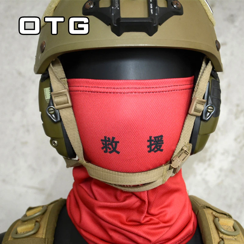 Mascarilla de rescate, toalla de media cara de secado rápido, tela transpirable de ojo de pájaro, Material con efecto transpirable - imagen 2