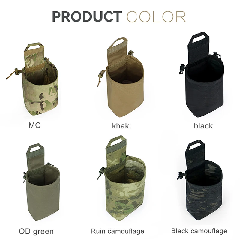 Bolsa utilitaria MOLLE para cinturón, chaleco y mochila multiuso - imagen 5