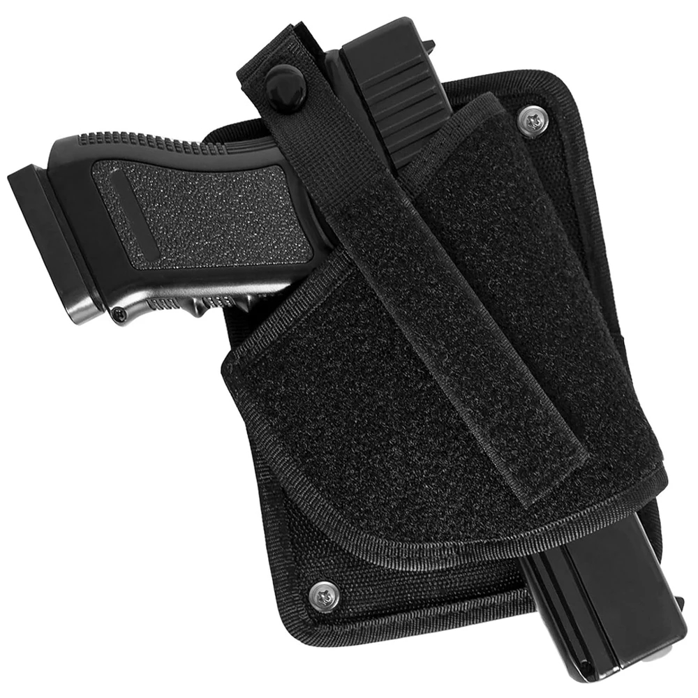 Funda táctica para pistola, funda de transporte oculta para pistola, estuche de almacenamiento para pistola con Panel, mesita de noche para coche, funda para pistola oculta