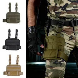 Plataforma táctica pierna caída MOLLE ajustable para funda pistola