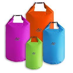 Bolsa seca impermeable 5L10L20L40L70L para acampar, senderismo, natación, Rafting, Kayak, río, senderismo, pesca, bolsa de agua al aire libre