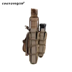 Emersongear bolsa táctica MOLLE dos pisos para cargadores rifle Airsoft